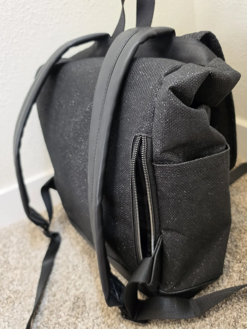 Varsity stylish black